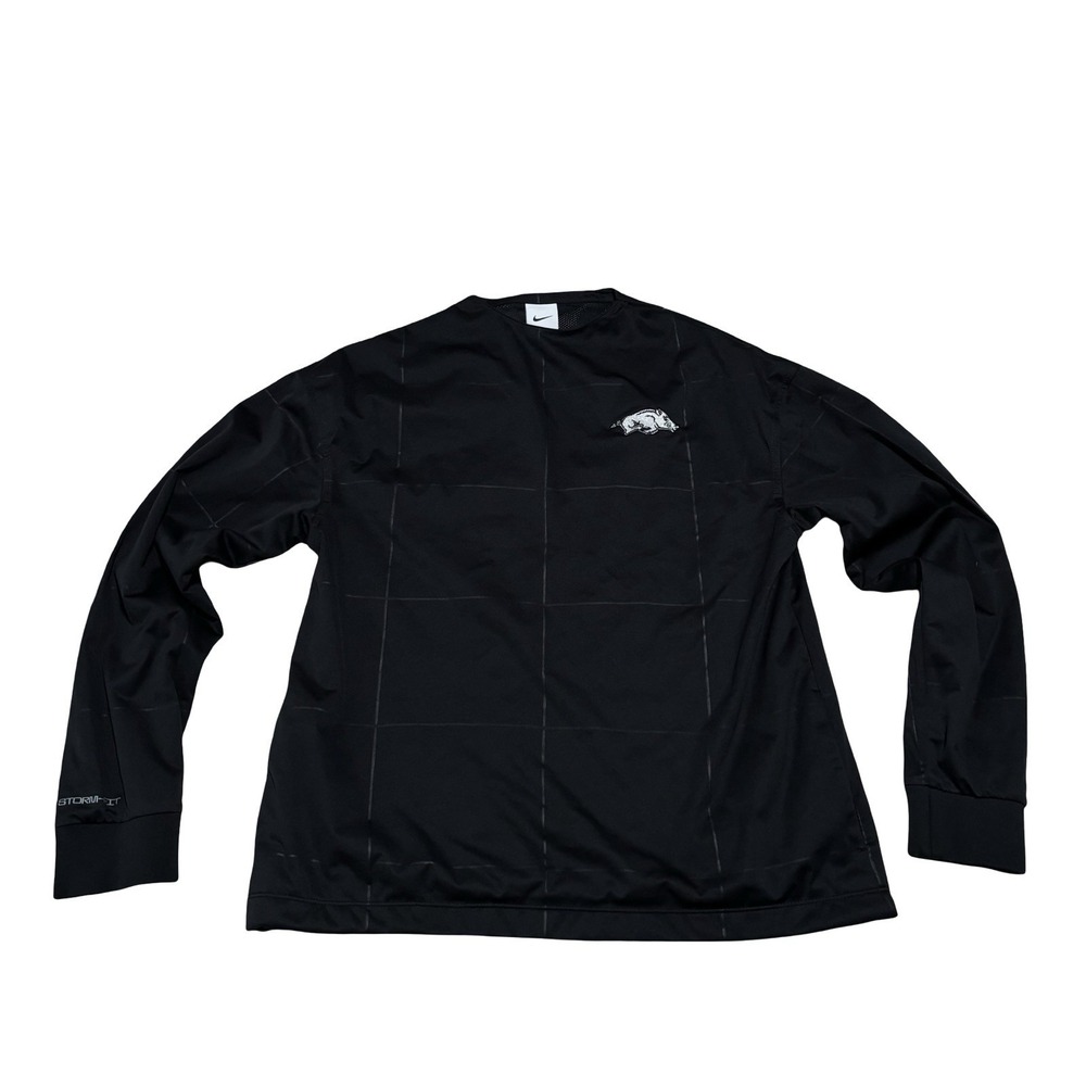 Nike Storm-Fit Arkansas Razorbacks Windbreaker‎ Shoulder Zip Pullover Size Small